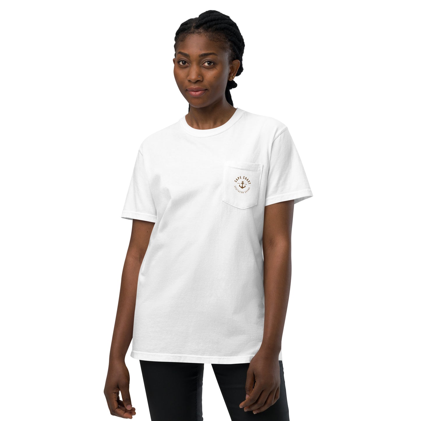Garment Dyed Pocket T Shirt