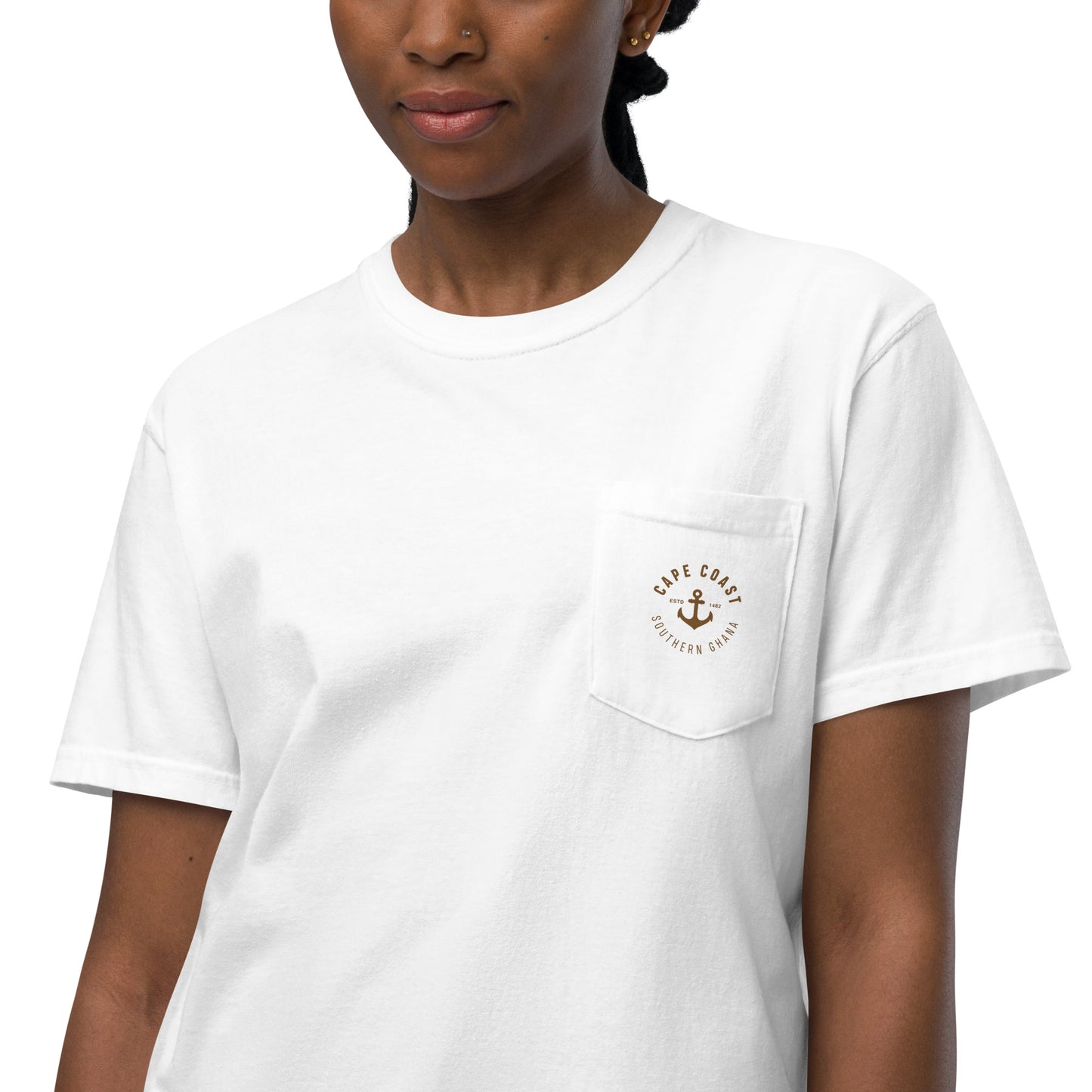 Garment Dyed Pocket T Shirt