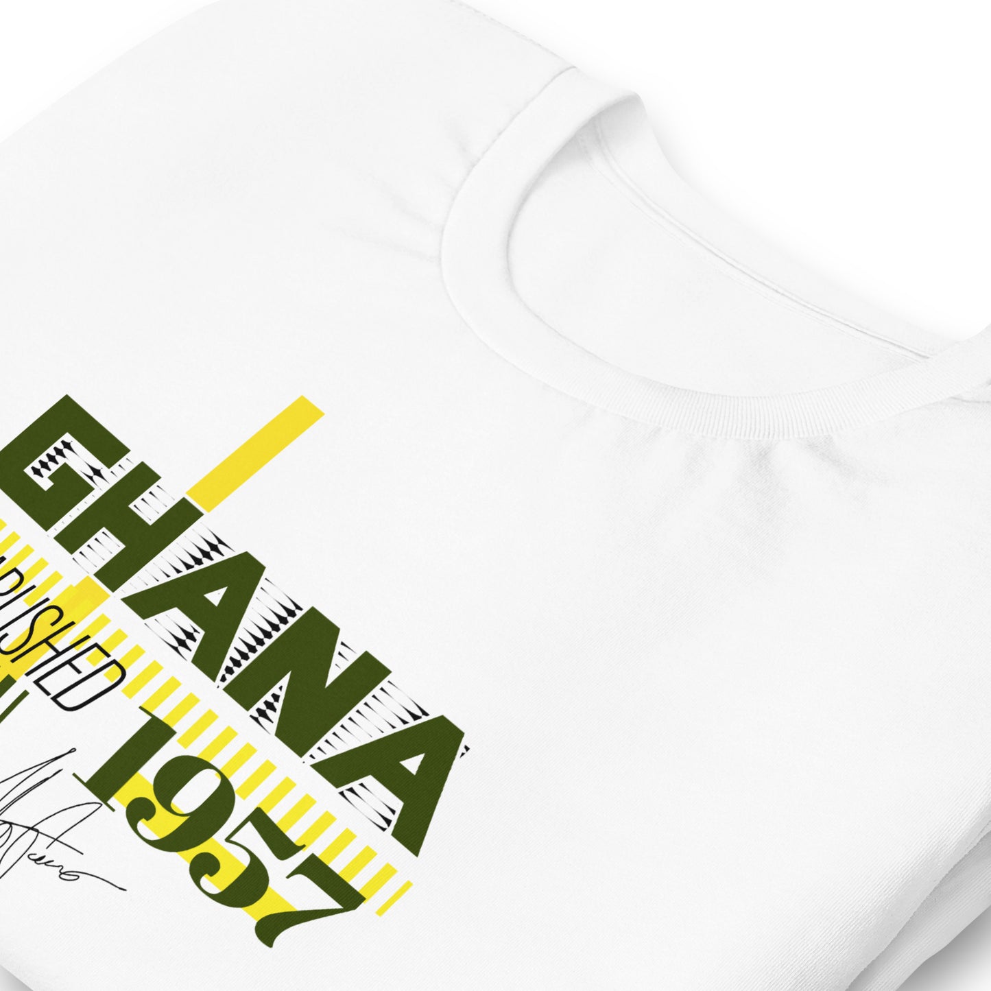 Ghana 1957 Graphic Unisex t-shirt