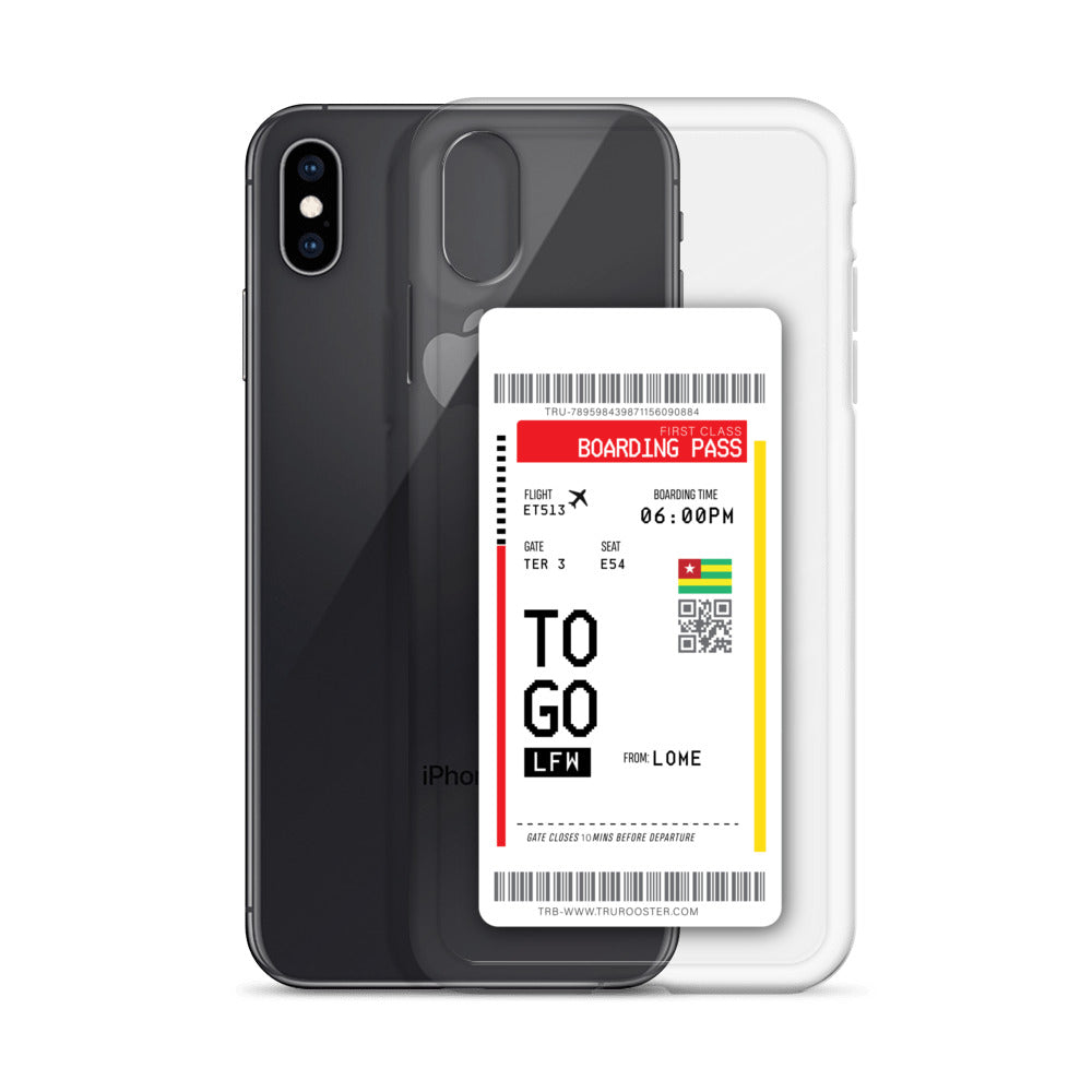Togo Transit Boarding Pass iPhone Case