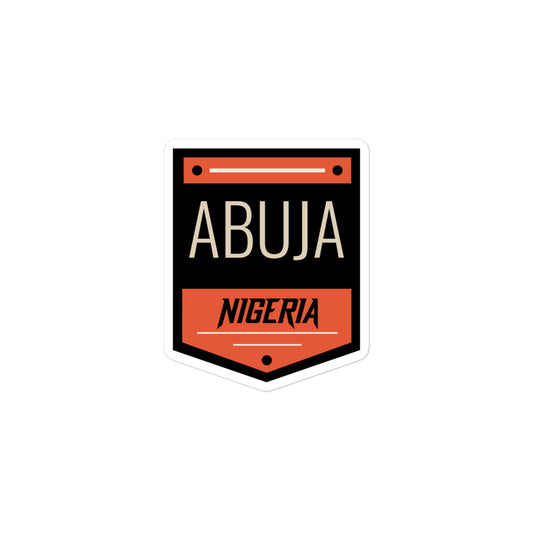 Abuja Nigeria Capital Stickers 