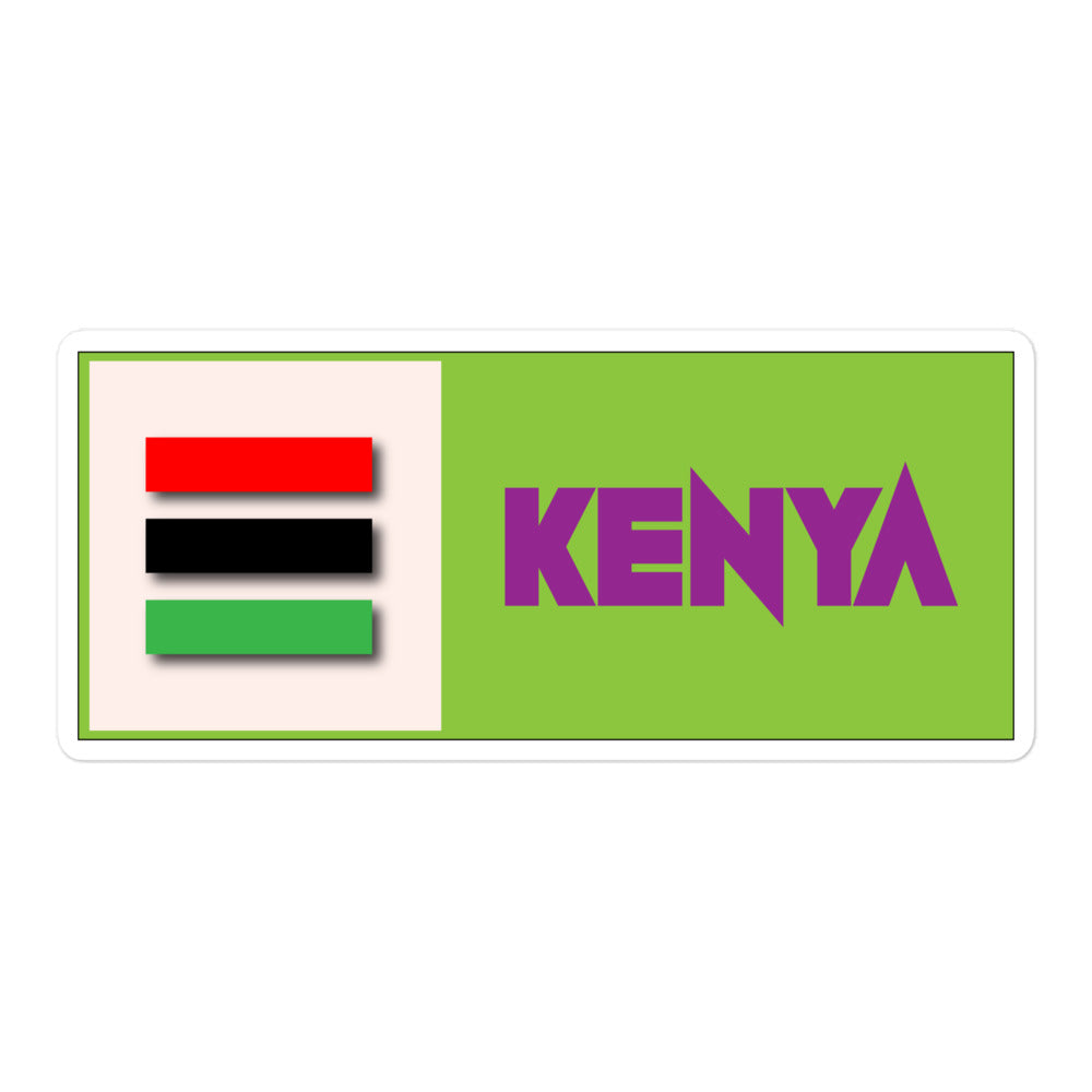 Kenya Stripe stickers