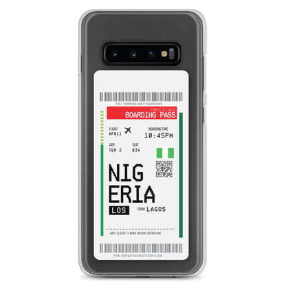 Nigeria Transit Boarding Pass Samsung Case