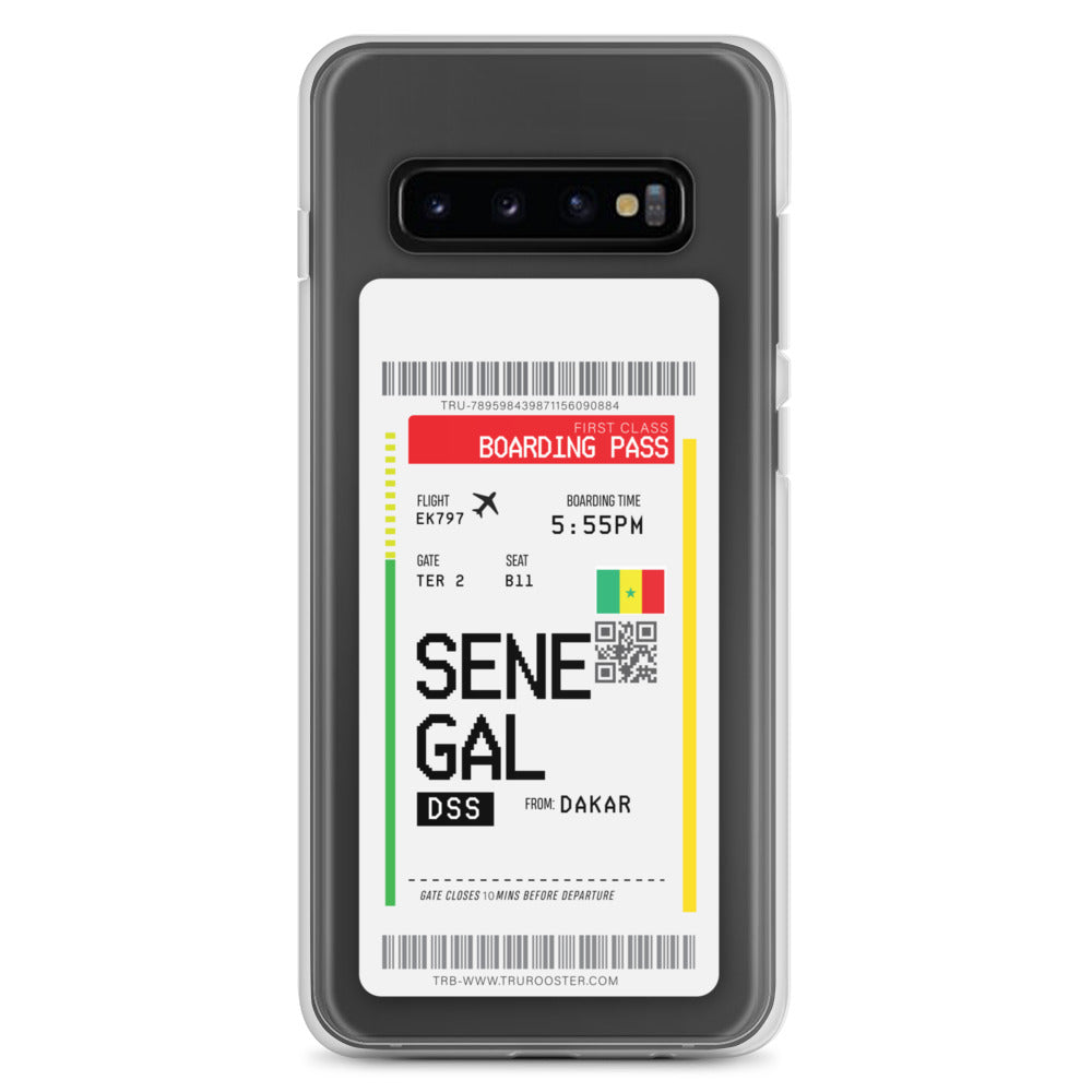 Senegal Transit Boarding pass Samsung Case