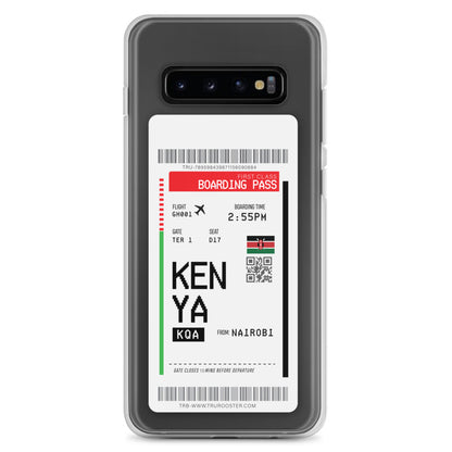 Kenya Transit Boarding pass Samsung Case