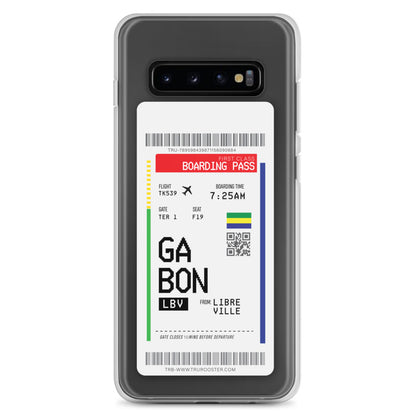 Gabon Transit Boarding pass Samsung Case