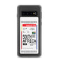 South Africa Transit Boarding pass Samsung Case