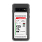 Kenya Transit Boarding pass Samsung Case