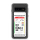 Burundi Transit Boarding Pass Samsung Case