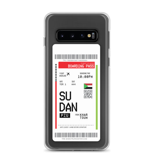 Sudan Transit Boarding Pass Samsung Case