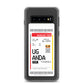 Uganda Transit Boarding Pass Samsung Case