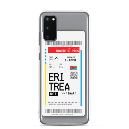 Eritrea Transit Boarding Pass Samsung Case