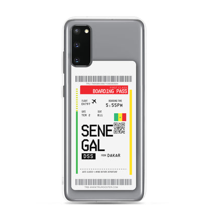 Senegal Transit Boarding pass Samsung Case