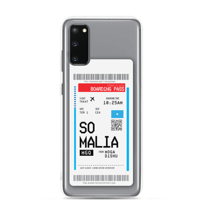 Somalia Transit Boarding pass Samsung Case
