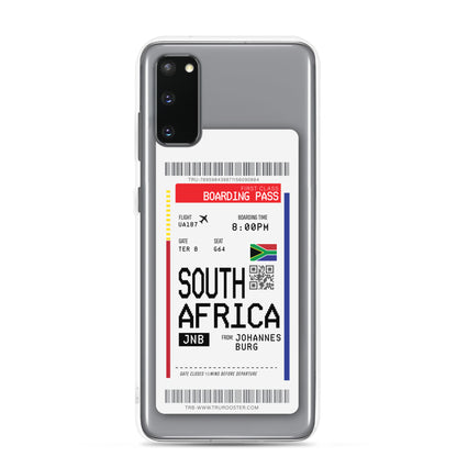 South Africa Transit Boarding pass Samsung Case