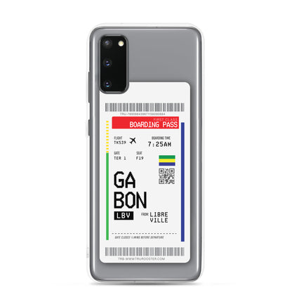 Gabon Transit Boarding pass Samsung Case