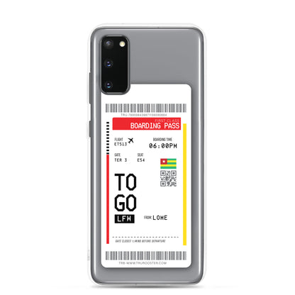 Togo Transit Boarding Pass Samsung Case