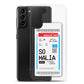 Somalia Transit Boarding pass Samsung Case
