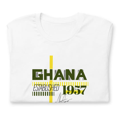 Ghana 1957 Graphic Unisex t-shirt